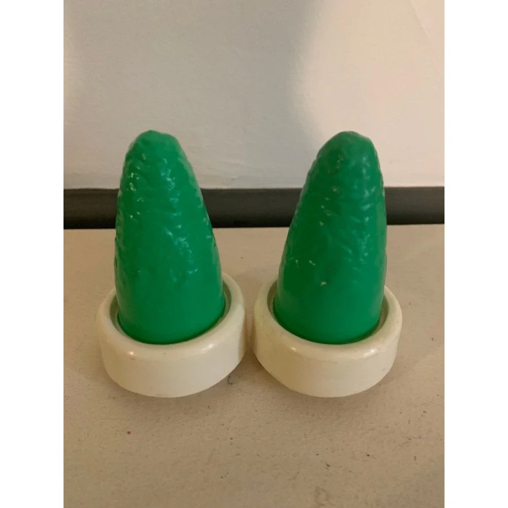 2 Vintage Little Tikes Blue‎ Roof  Dollhouse Tree Bush Replacement